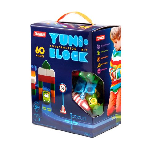 Конструктор дитячий “YUNI-BLOK” 71412, 60 великих деталей