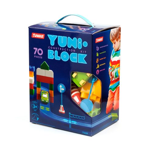 Конструктор дитячий “YUNI-BLOK” 71429, 70 великих деталей