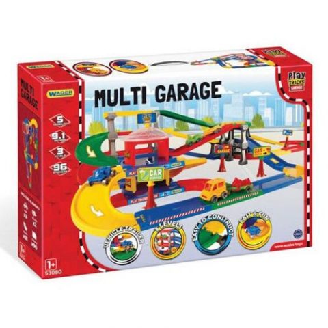 Паркінг з трасою “Play Tracks Garage”, 61 деталь, 9,1 метрів