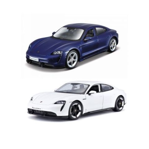 Автомодель – PORSCHE TAYCAN TURBO S (асорт. синій, білий, 1:24)