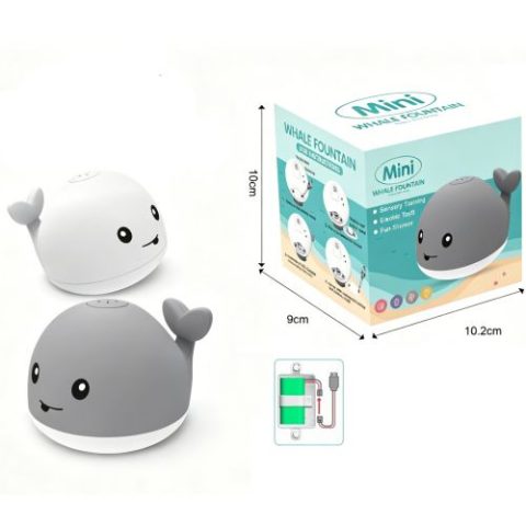 Кит з фонтаном, працює від USB-кабелю (мікс)