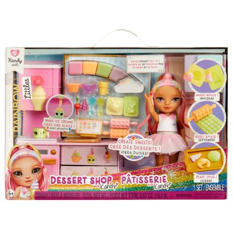 Ігровий набір із лялькою серії “Littles” Кондитерська Кенді Rainbow High 522058