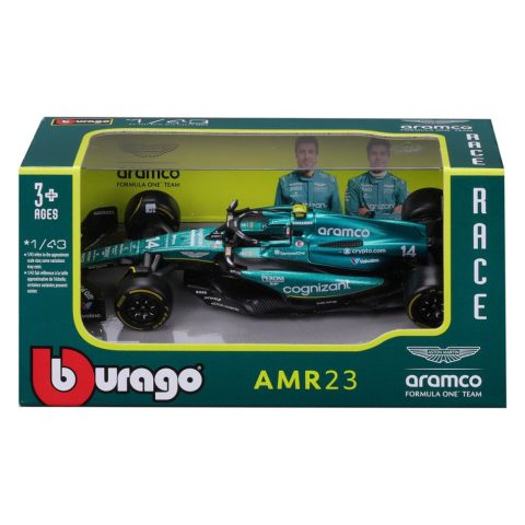 Колекційна автомодель “Aston Martin AMR23 (2023)” Bburago 18-38090, 1:43 масштаб