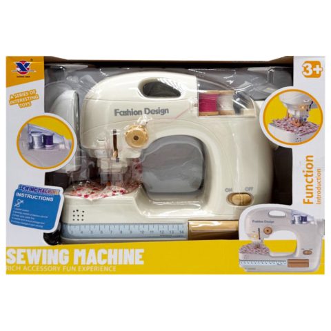 Дитяча побутова техніка “Швейная машинка” XS-25055(White) світлові та звукові ефекти