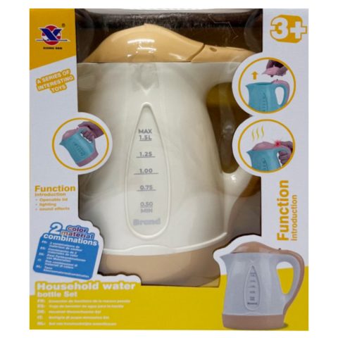 Дитяча побутова техніка “Чайник” XS-25013(White) світлові та звукові ефекти