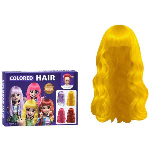 Дитячий набір аксесуарів “Colored Hair” C2009 перука 34 см, гребінець