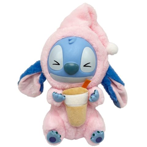 Дитяча м’яка іграшка-брелок “Стіч з ковпаком” STITCH(Pink) 26 см