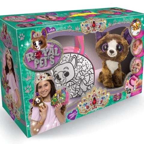 Набір креативної творчості “ROYAL PET`S” сумочка з собачкою RP-01-01-07U укр  RP-01-07U