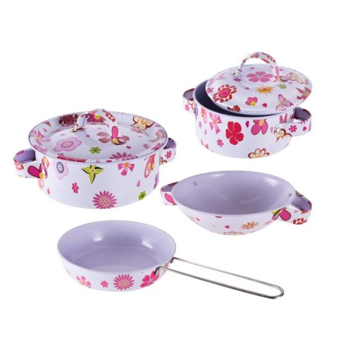 Дитячий набір посуду “Kitchenware” 620-B5(White) каструля, пательня
