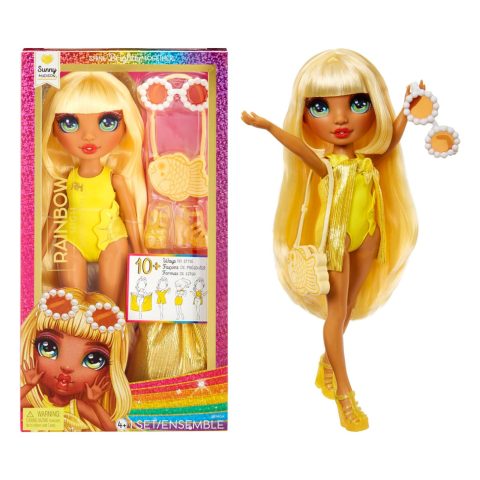 Лялька дитяча Санні Rainbow High 507284 серії “Swim & Style” з аксесуарами