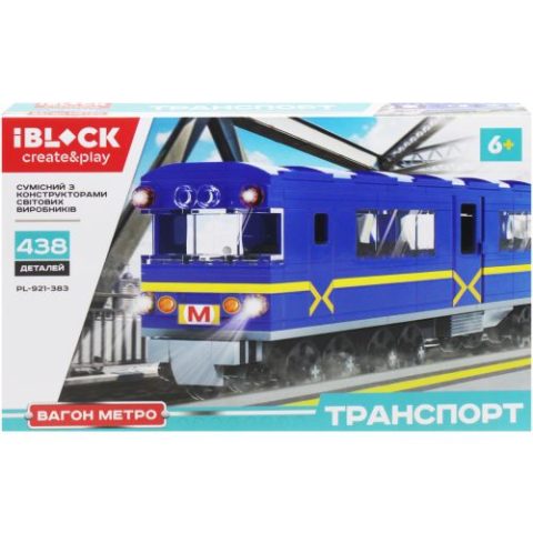 Конструктор “Вагон Метро”, 438 дет.