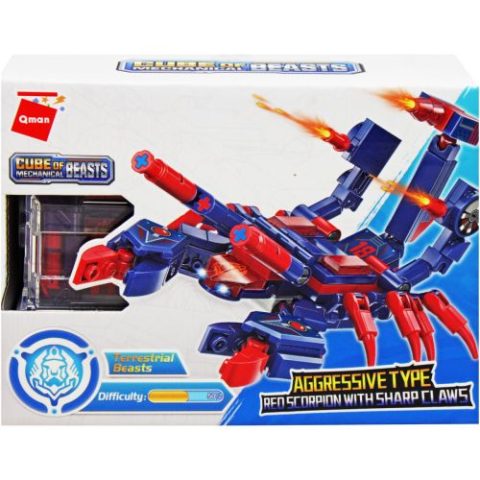 Конструктор “Cube of mechanical beasts: Red Scorpion with Sharp Claws” (158 дет)