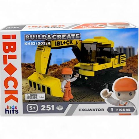 Конструктор “Kids hits IBLOCK JUNIOR. Будівельна техніка”