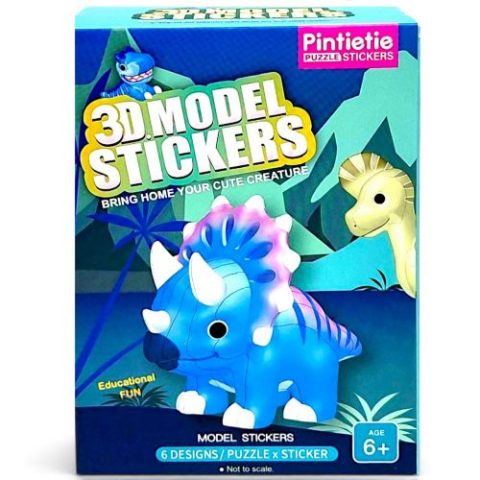 Pintietie 3D конструктор-сюрприз «ДИНОЗАВРИ»