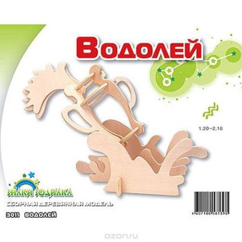 Деревянный конструктор «Водолей»