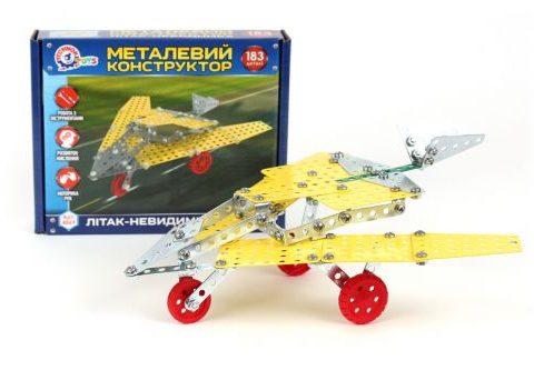 Конструктор металлический «Самолет-невидимка»