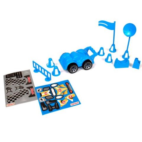 Игрушка-конструктор  «Автоклуб», 31 деталь (синий)